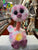 Ty Beanie Boo Medium Avery Pink Pastel Ostrich 13"