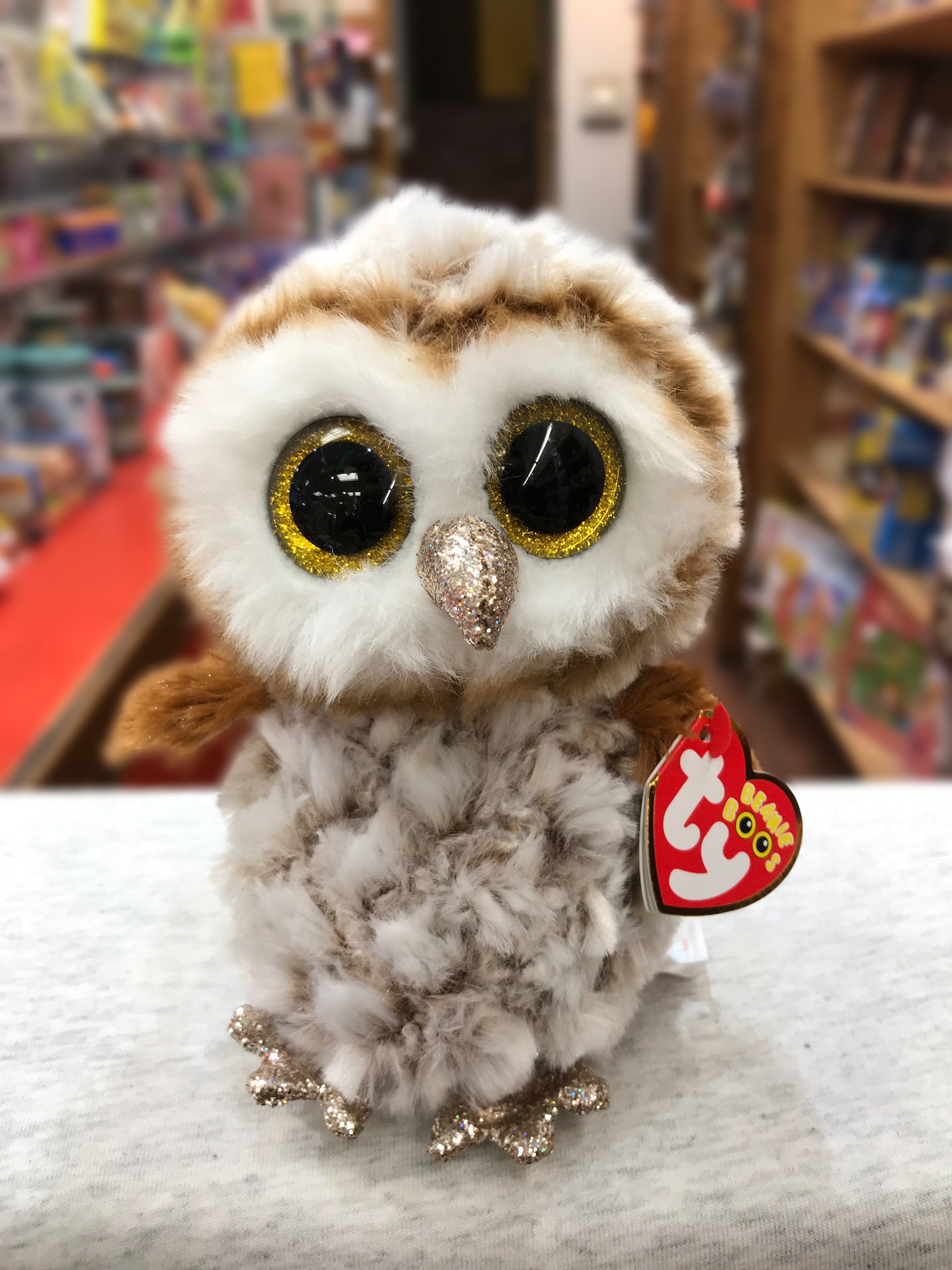 Ty Beanie Boos Ty Percy Owl Ty Beanie Boo Percy Brown Tipped Barn