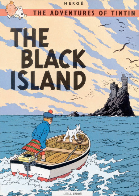 The Adventures of Tintin, The Black Island Treasure Paper Back Book