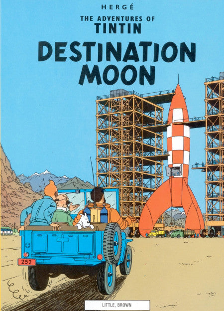 The Adventures of Tintin, Destination Moon Paper Back Book