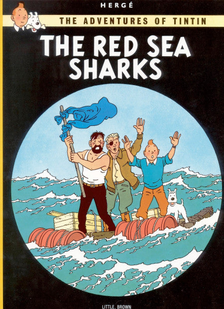 The Adventures of Tintin, The Red Sea Sharks  Treasure Paper Back Book