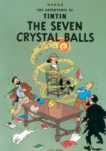 The Adventures of Tintin, The Seven Crystal Balls Treasure Paper Back Book