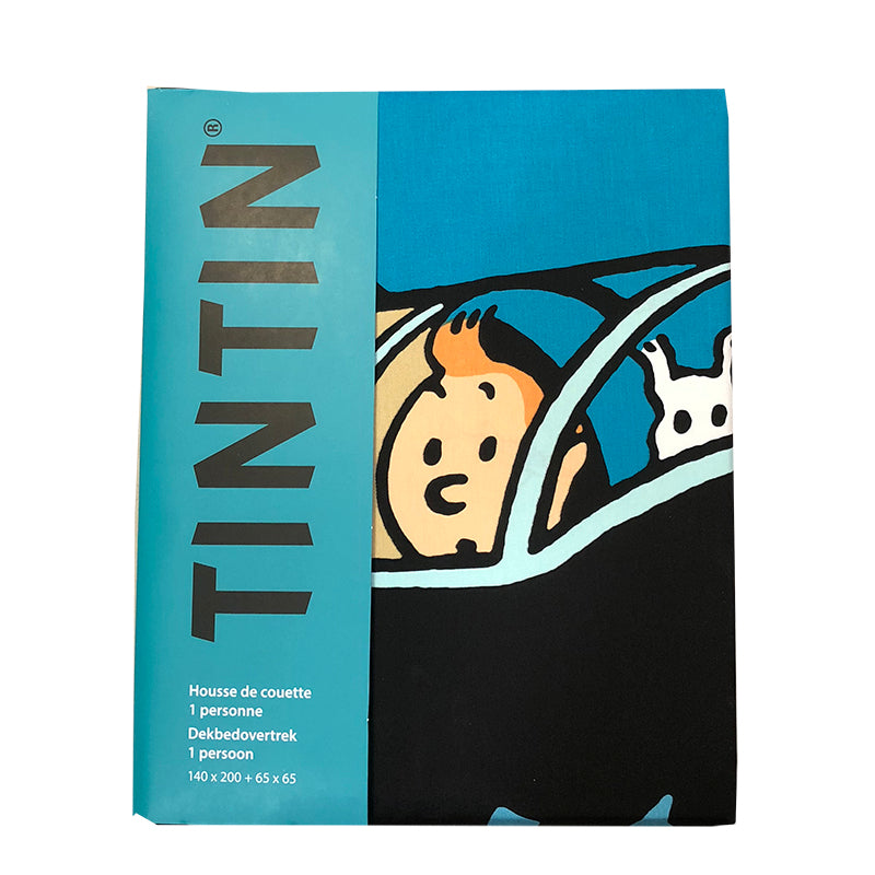 Tintin Shark Submarine Duvet Cover and Pillow Case For Single Mattress