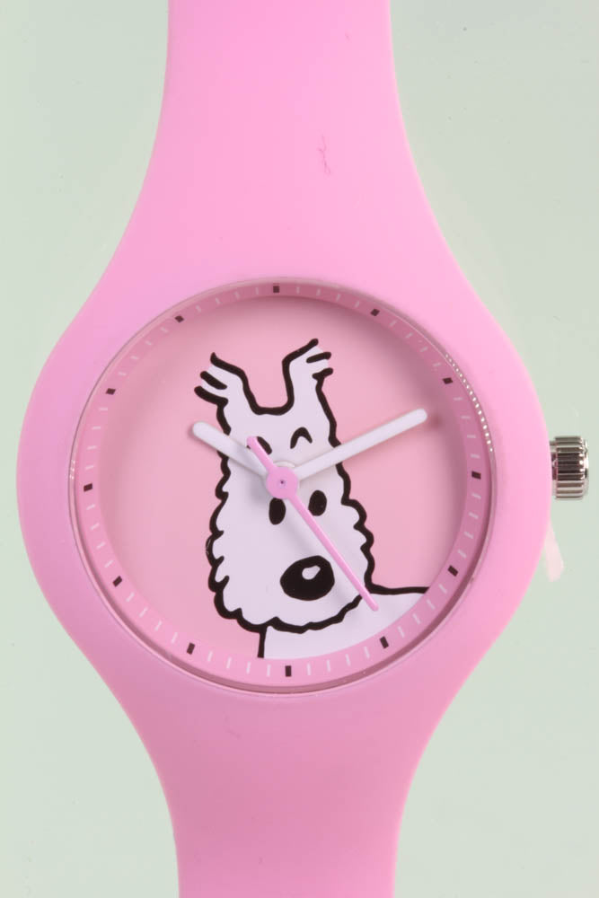 Tintin Watch, Characters, Snowy, Pink, XS