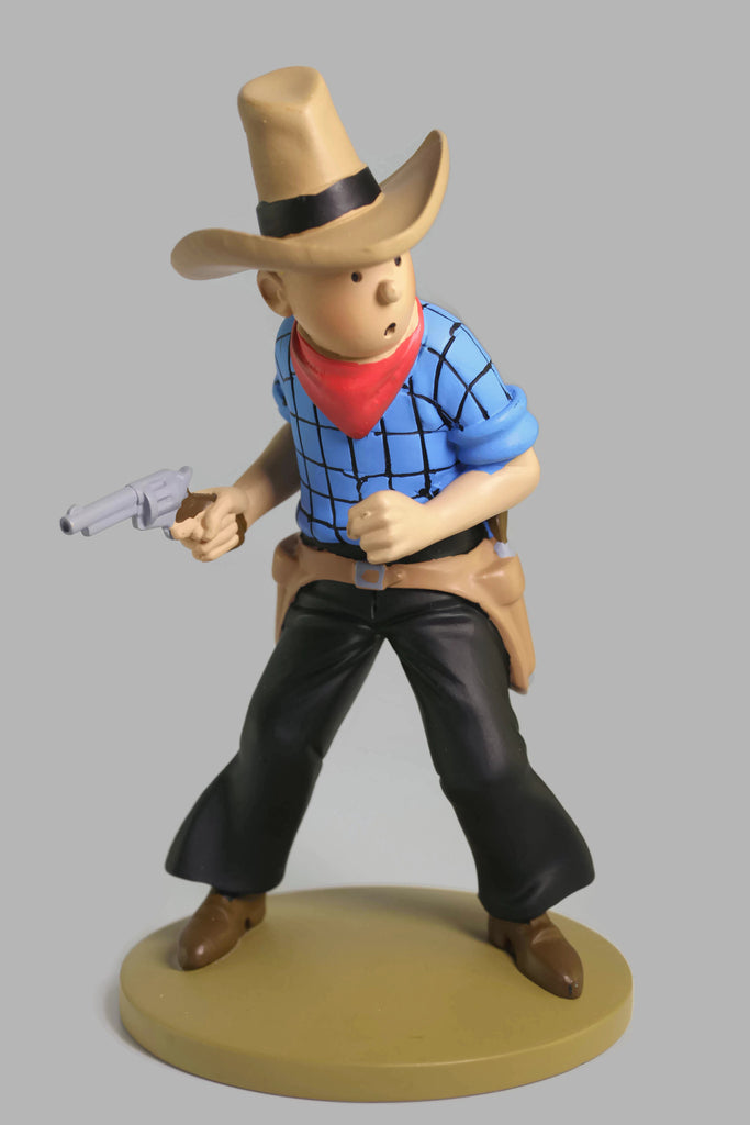 Tintin in America Cowboy Statuette