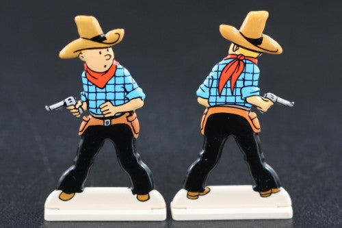 Tintin in America Metal Relief Figure