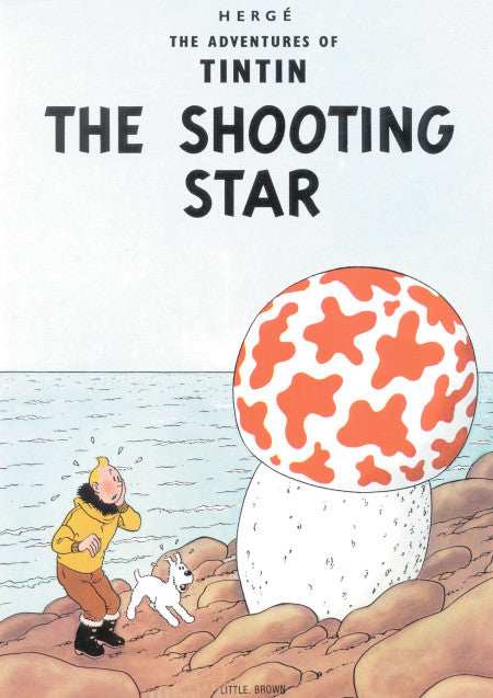 The Adventures of Tintin, The Shooting Star  Treasure Paper Back Book